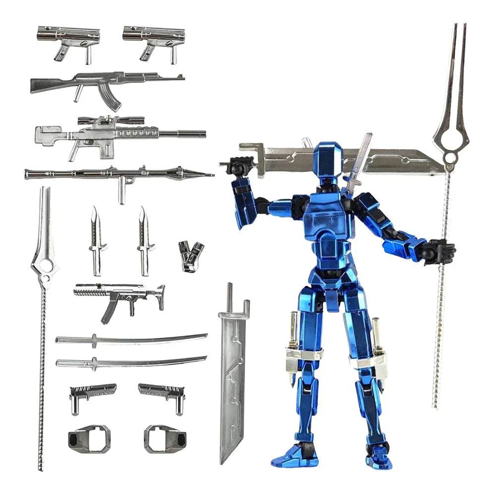 13 Action Figure Titan Multi-Jointed Movable Shapeshift Robot T13 Mannequin Character and Dog Toys Gifts for Kids - ToylandEU
