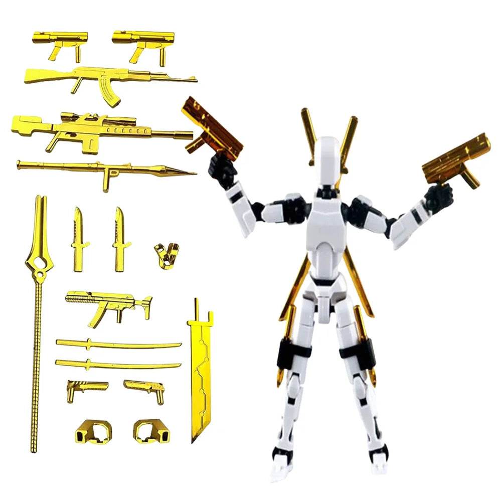 13 Action Figure Titan Multi-Jointed Movable Shapeshift Robot T13 Mannequin Character and Dog Toys Gifts for Kids - ToylandEU