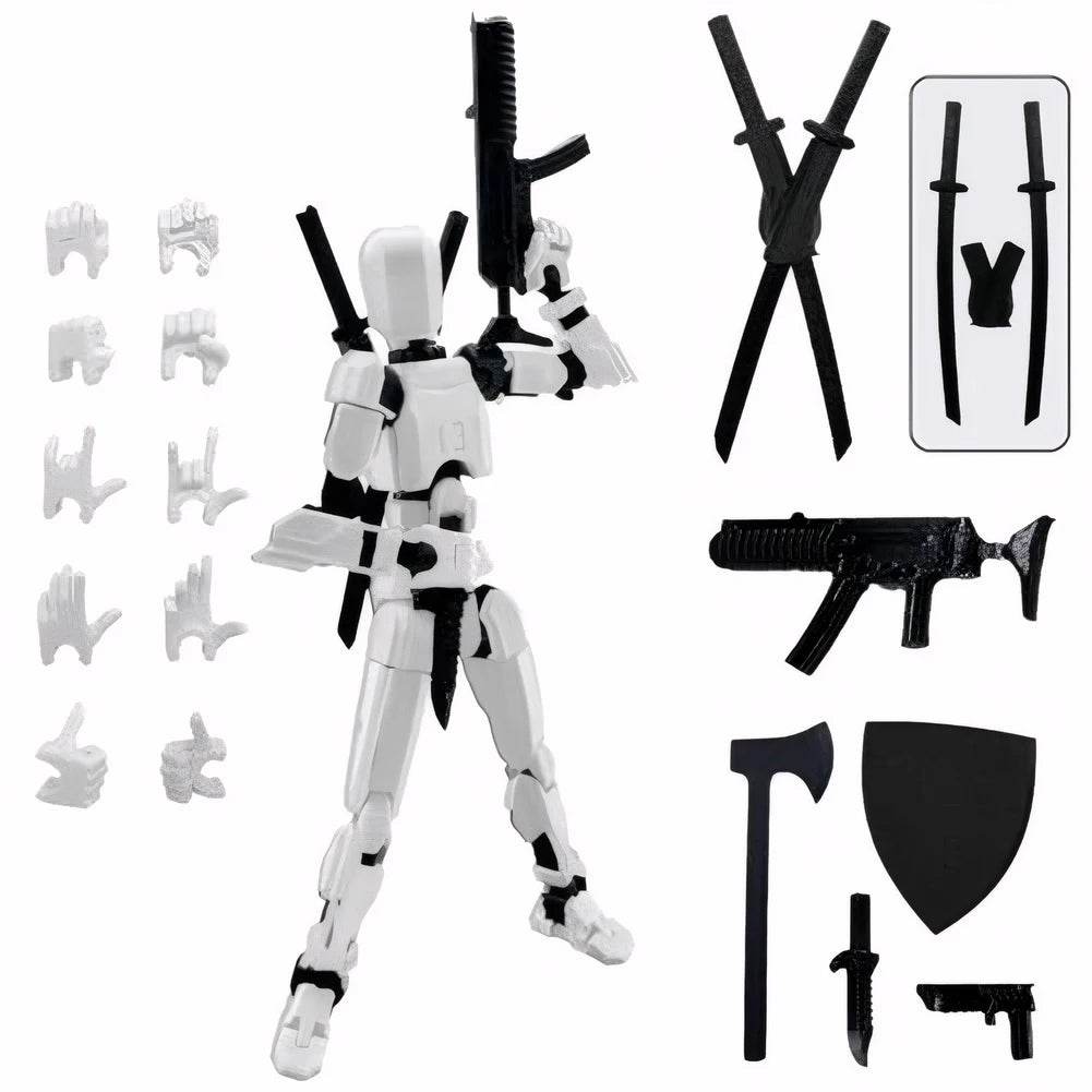 13 Action Figure Titan Multi-articular Robot Toys Dummy - ToylandEU
