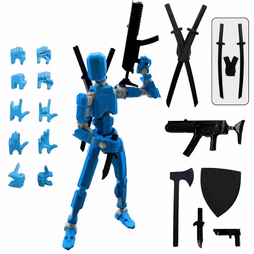 13 Action Figure Titan Multi-articular Robot Toys Dummy - ToylandEU