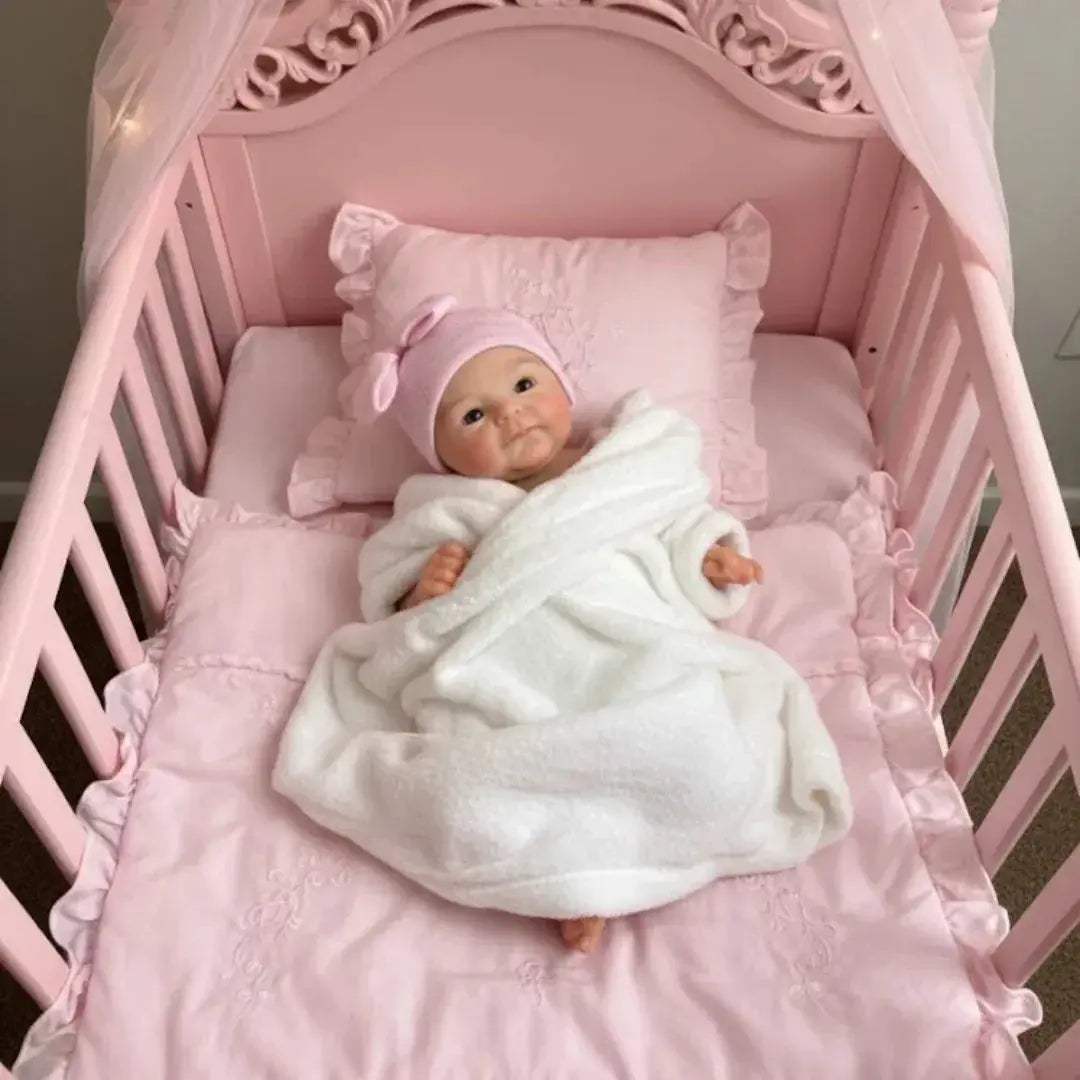 13 Inch Open Mouth Silicone Reborn Doll With Painted Skin - ToylandEU