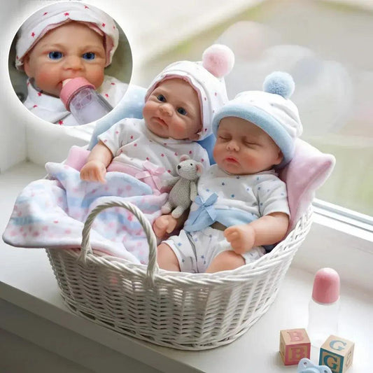  13 Inch Open Mouth Silicone Reborn Dolls Soft Touch -  ToylandEU™