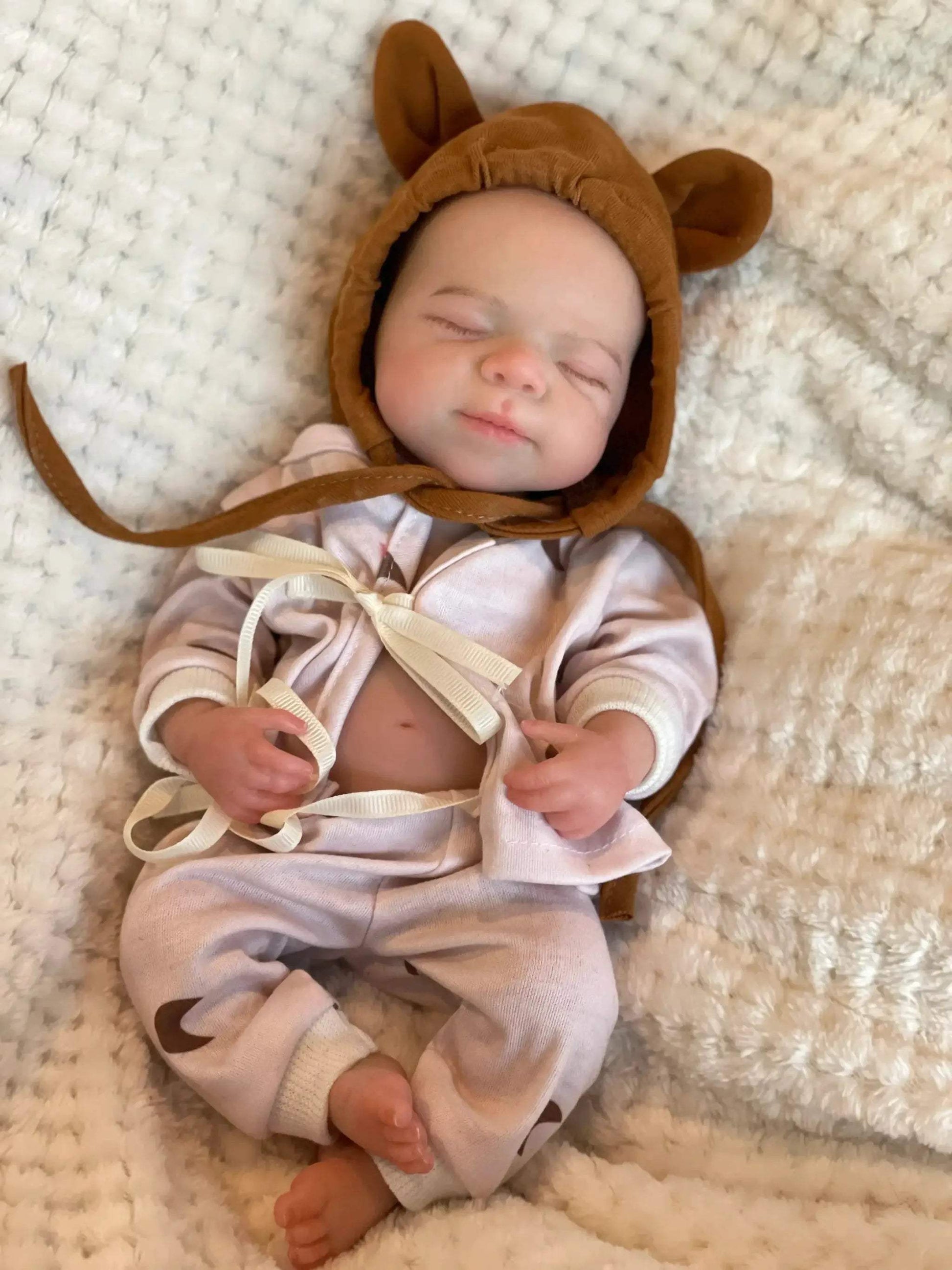 13 Inch Soft Silicone Reborn Baby Doll Full Body Educational - ToylandEU