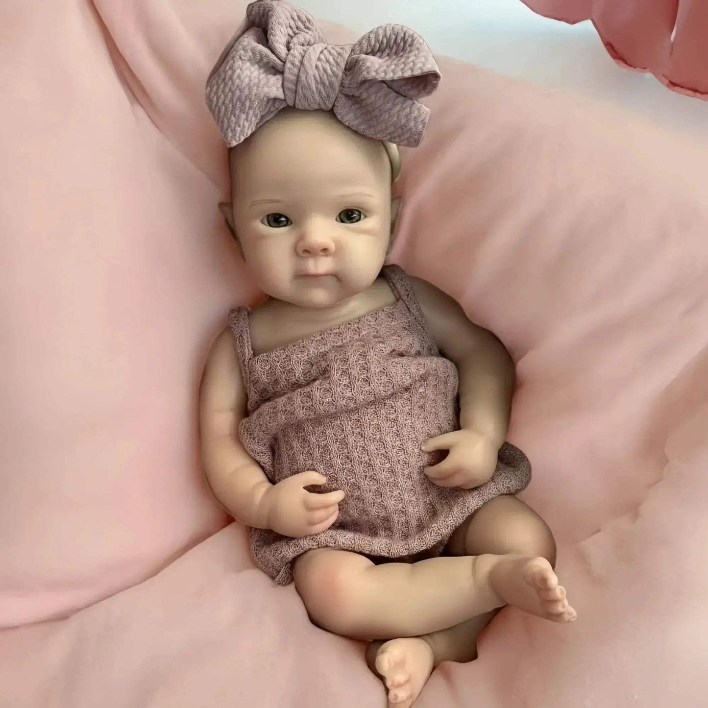 13 Inch Waterproof Reborn Silicone Doll With Two Outfits - ToylandEU