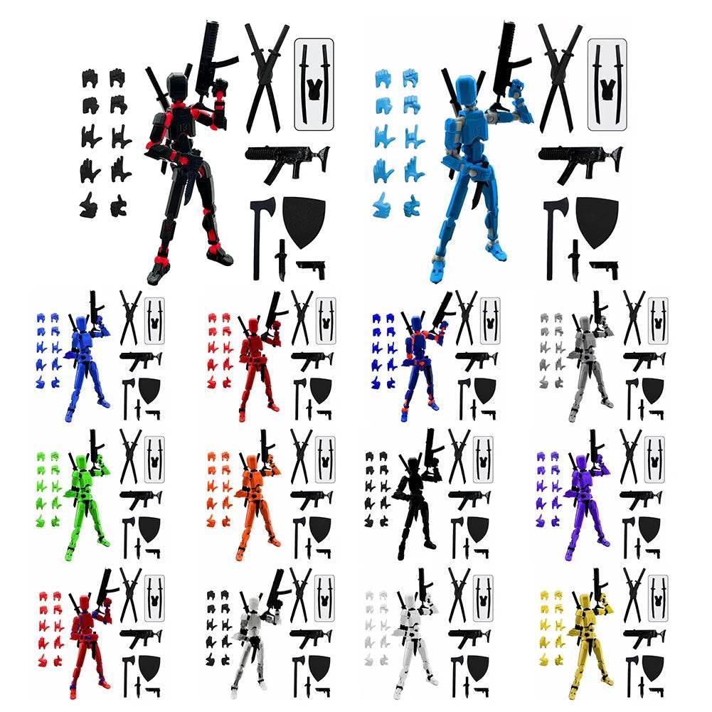 13 Multi-Jointed Action Figures with Multiple Accessories - ToylandEU