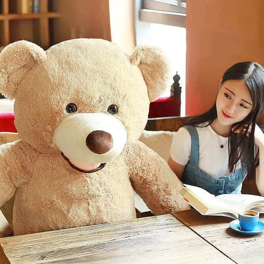 130cm Hilarious America Bear Stuffed Animal Cover – DIY Cuddly Fun! - ToylandEU