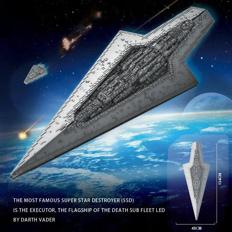  13134 The MOC-15881 Executor Class Star Star Plan Space Wars Dreadnought Building Blocks Bricks Toys Kids Christmas Adults Gifts -  ToylandEU™