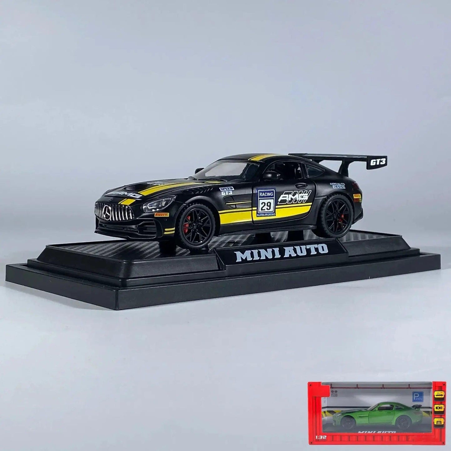  132 Scale Diecast Metal Car Sound And Light Pull Back -  ToylandEU™