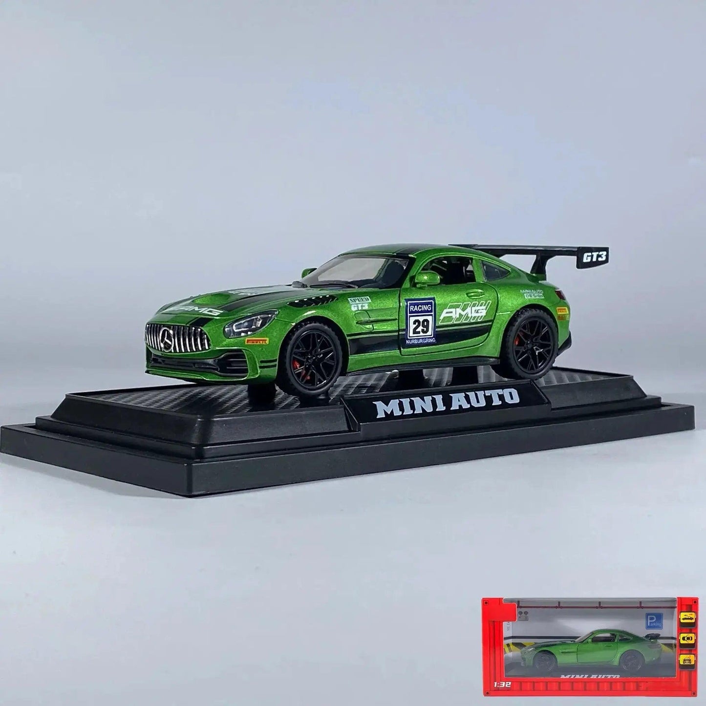  132 Scale Diecast Metal Car Sound And Light Pull Back -  ToylandEU™