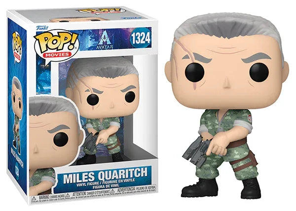 Avatar Miles Quaritch Funko Pop Collectible With PopShield
