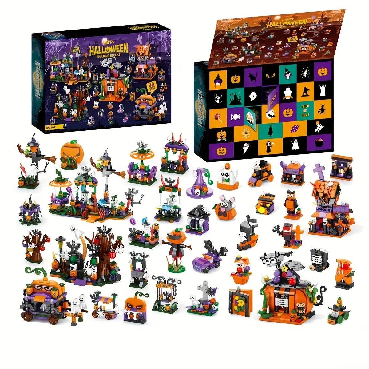1328PCS Halloween Street Party Building Blocks Diy Toys - ToylandEU