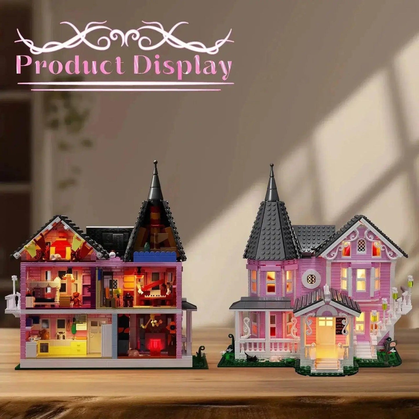  1349 PCS Coralines Building Block Set Pink Palace Toy Gift -  ToylandEU™