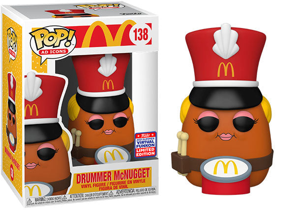 Funko Pop Drummer McNugget McDonalds Ad Icons Exclusive