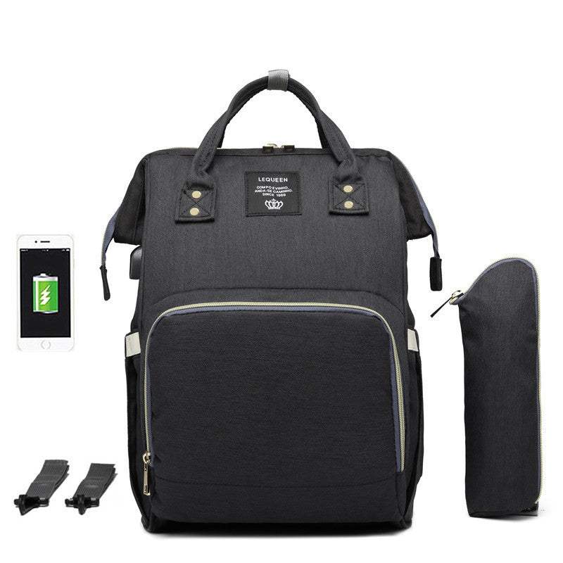 LEQUEEN Large Capacity Mummy Bag | Oxford Cloth