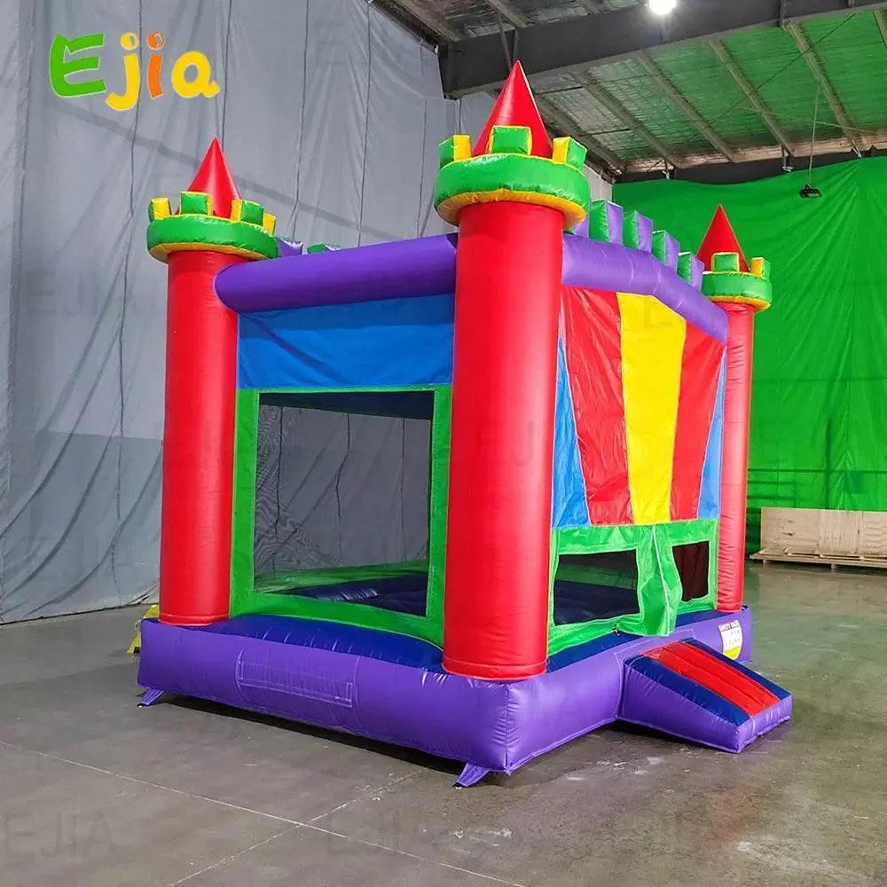  13FT-4m Rainbow Bouncy Castle Play Yard Inflatable Bouncer -  ToylandEU™