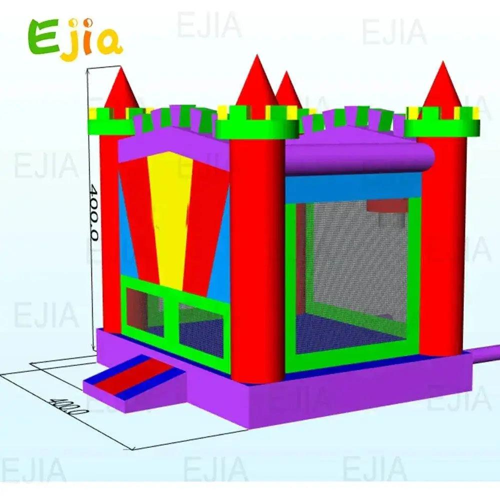  13FT-4m Rainbow Bouncy Castle Play Yard Inflatable Bouncer -  ToylandEU™
