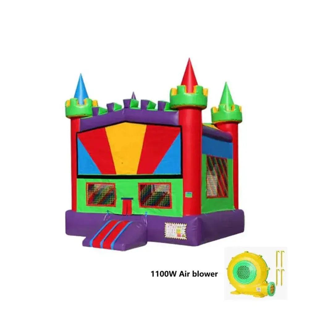  13FT-4m Rainbow Bouncy Castle Play Yard Inflatable Bouncer -  ToylandEU™
