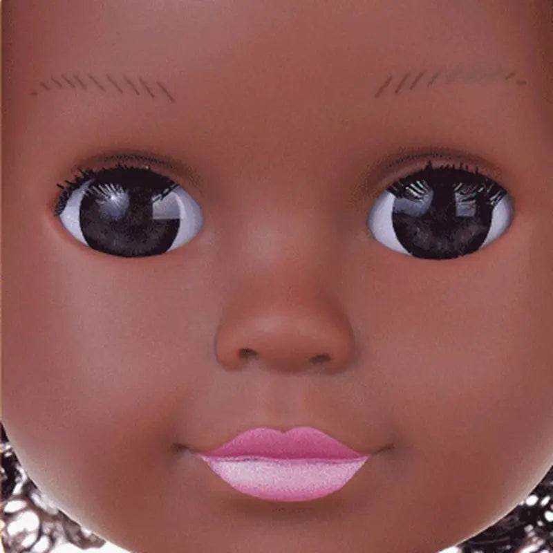 14 Inch African Dolls Realistic Movable Black Girls Toy Fashion Dresses Cute Best Gifts For Children - ToylandEU