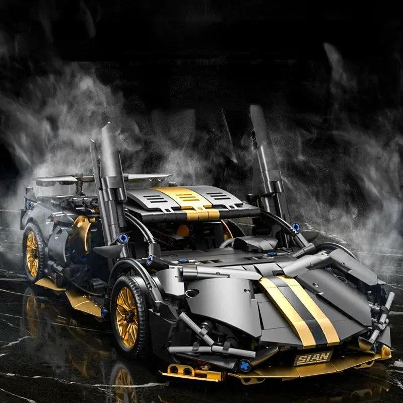  14 Scale Black Remote Control Supercar Lego Compatible -  ToylandEU™