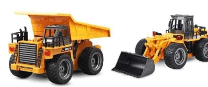 Remote Control Excavator | 2.4G Wireless | Alloy Body | Kids Engineering Toy