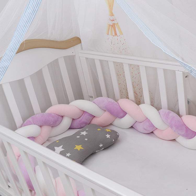 Braided Knot Crib Bumper | Anti-Collision