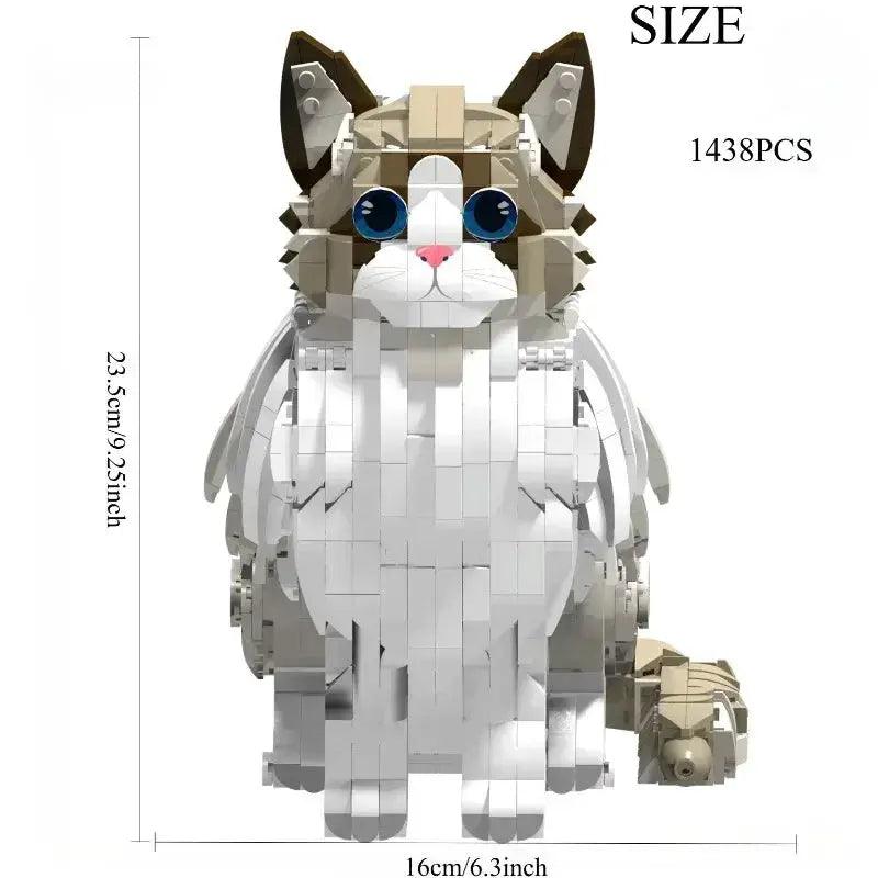  1438 Piece Jumbo Cat Building Set Lego Compatible Creative -  ToylandEU™