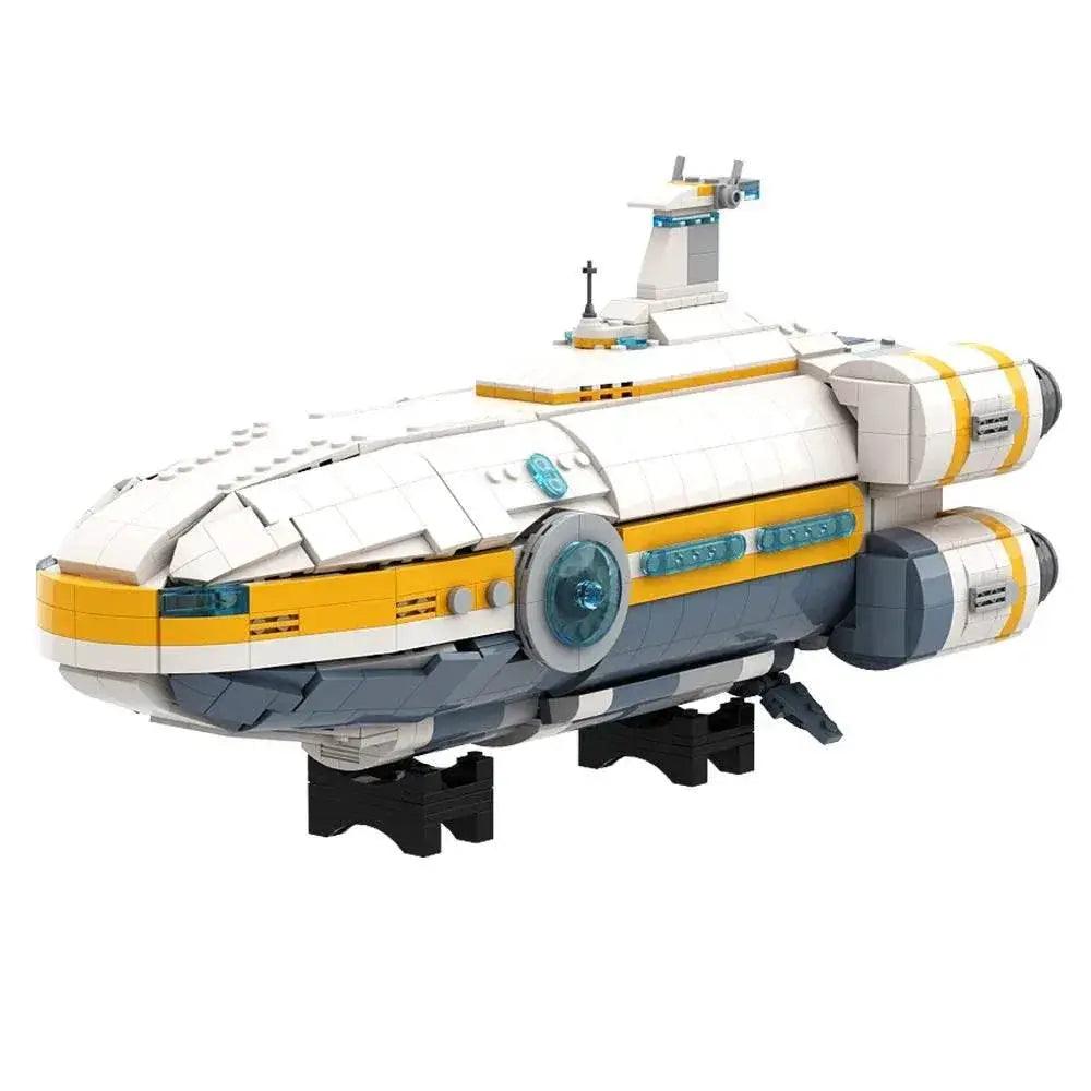  1438PCS MOC Deep Sea Subnautica Sailing Warship Model Bricks Building Bricks MOC -  ToylandEU™