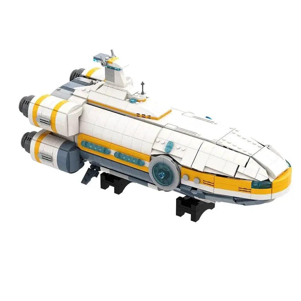  1438PCS MOC Deep Sea Subnautica Sailing Warship Model Bricks Building Bricks MOC -  ToylandEU™