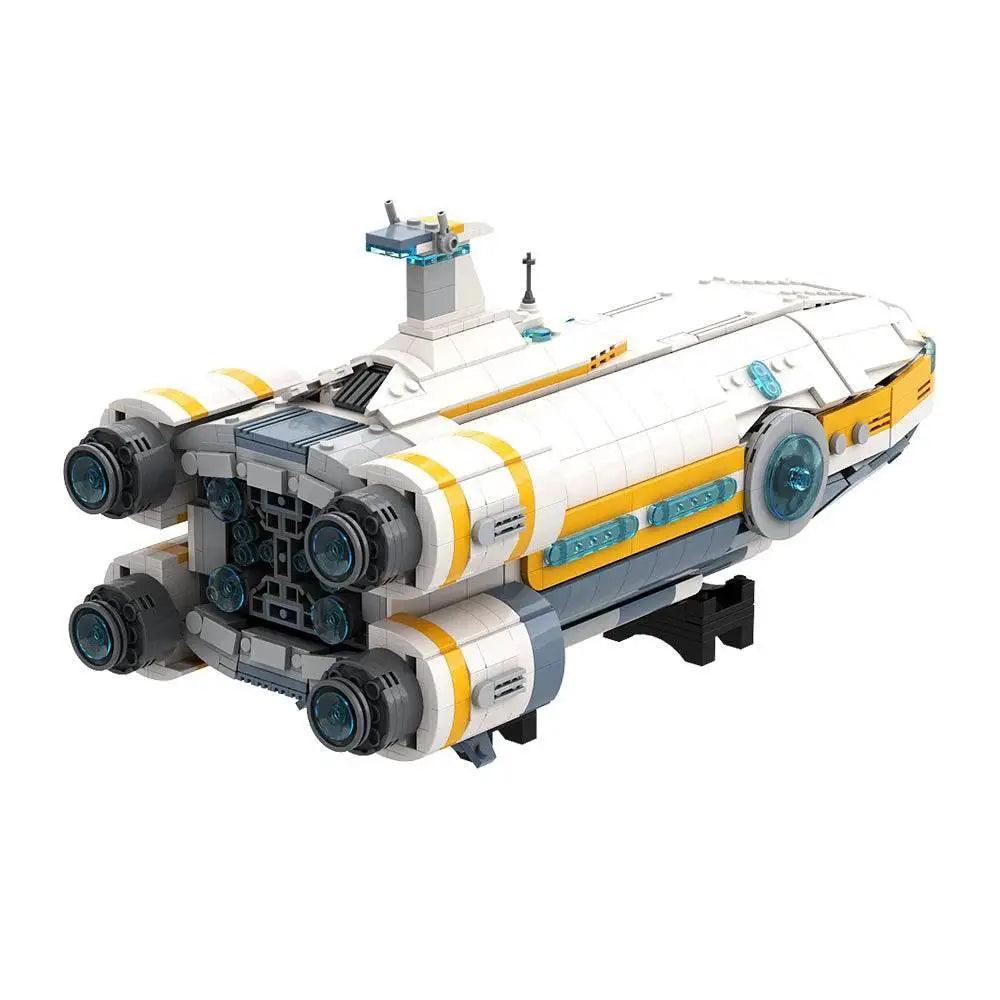  1438PCS MOC Deep Sea Subnautica Sailing Warship Model Bricks Building Bricks MOC -  ToylandEU™