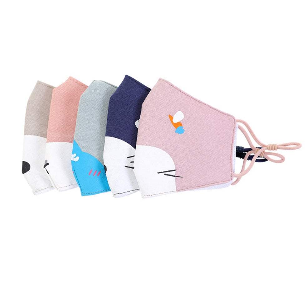 Kids' Cotton Face Mask | Breathable, Ages 3-10