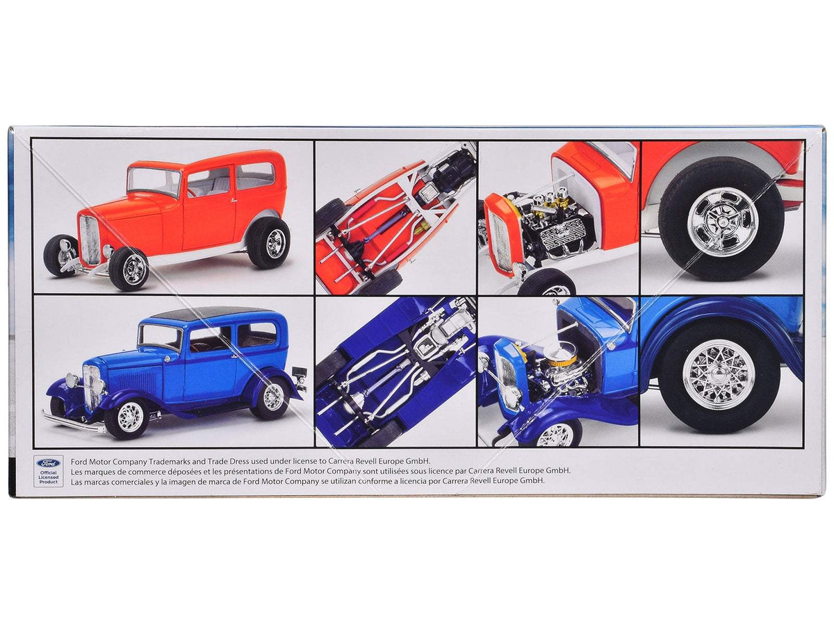 Level 4 Model Kit 1932 Ford Tudor Sedan 2-in-1 Kit | 1/25 Plastic Model Kit | Revell | Collector Quality