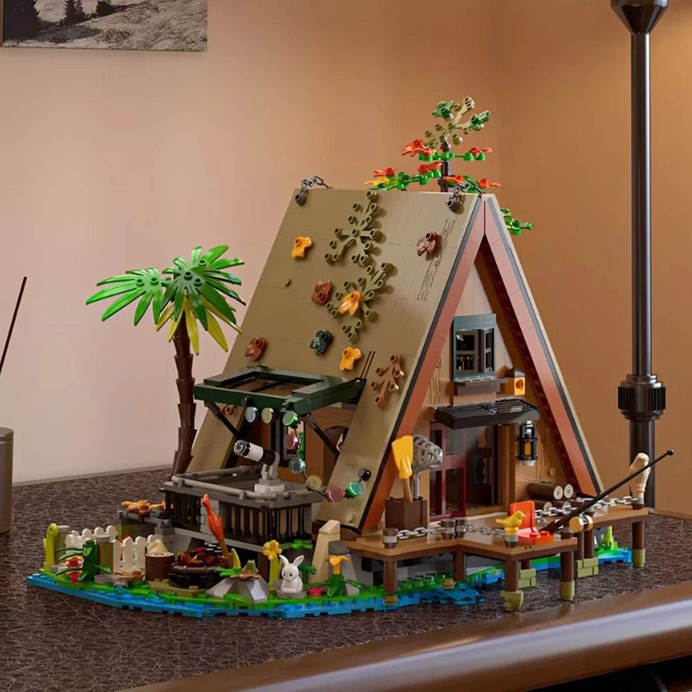 1486PCS Forest House Building Blocks with LED Light Set - ToylandEU