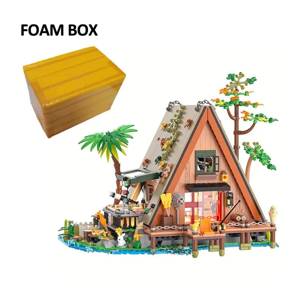 1486PCS Forest House Building Blocks with LED Light Set - ToylandEU