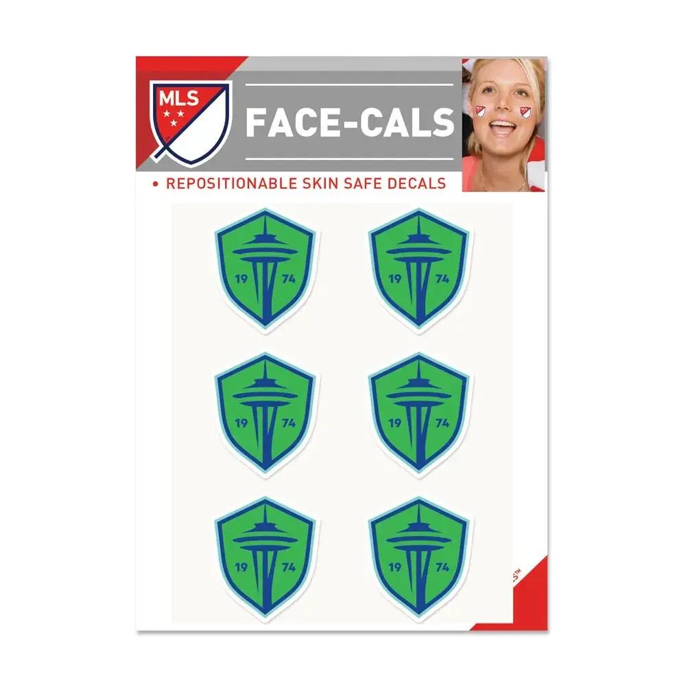 Seattle Sounders FC Tattoo Face Cals