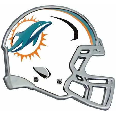 Miami Dolphins Auto Emblem Helmet
