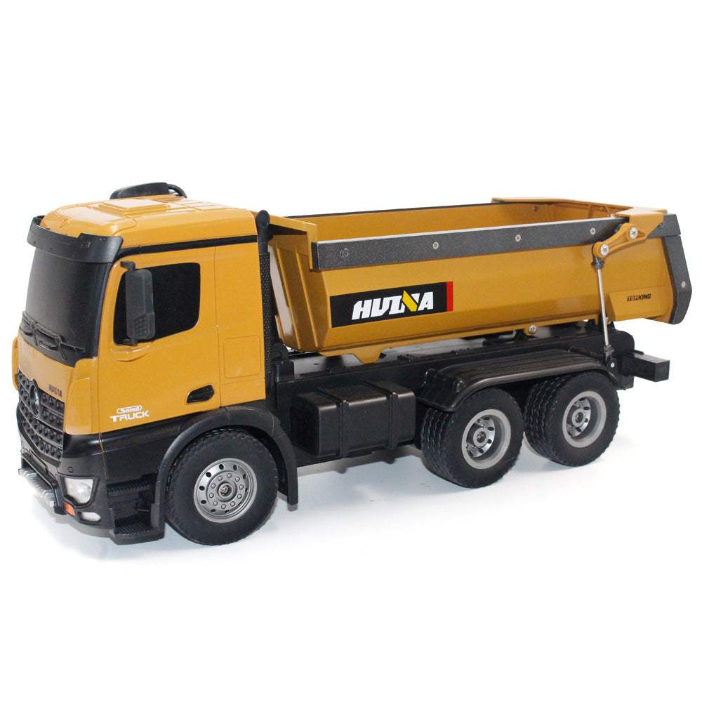 Alloy RC Dump Truck | Brownish-Yellow, 45 cm