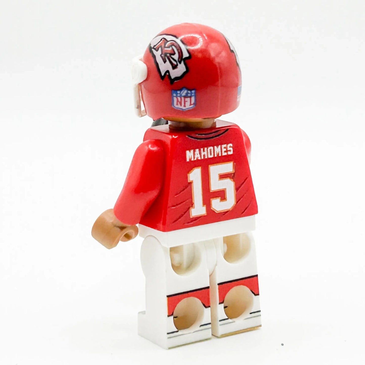 #15 Chiefs Football Player Minifig made using LEGO parts - B3 Customs - ToylandEU