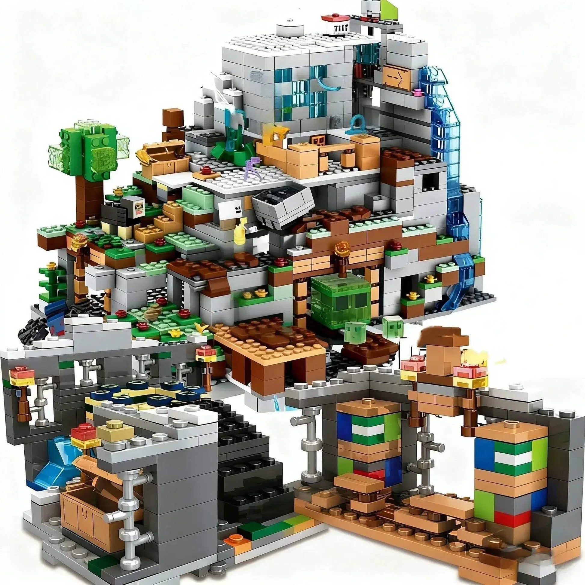 1500-Piece Cave Portal Building Blocks For Decor Display Gift - ToylandEU
