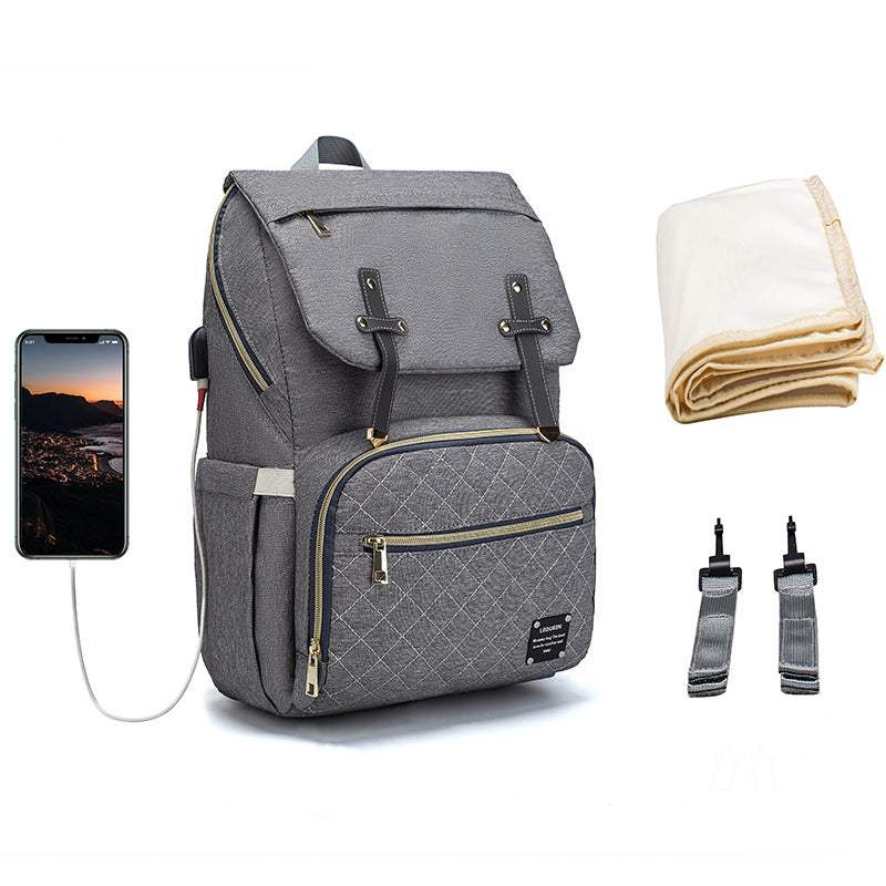 LEQUEEN Large Capacity Mummy Bag | Oxford Cloth