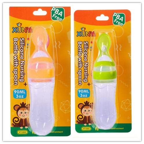 Silicone Baby Bottle | Wide Mouth Nipple, 9 Oz