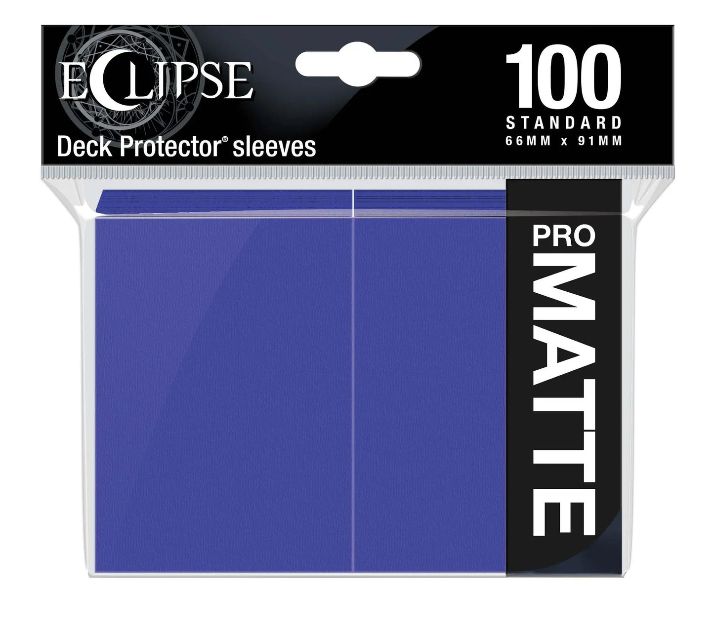Eclipse Matte Standard Sleeves 100 Pack Royal Purple