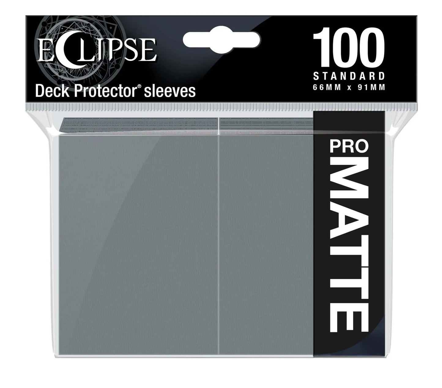 Eclipse Matte Standard Sleeves 100 Pack Smoke Grey