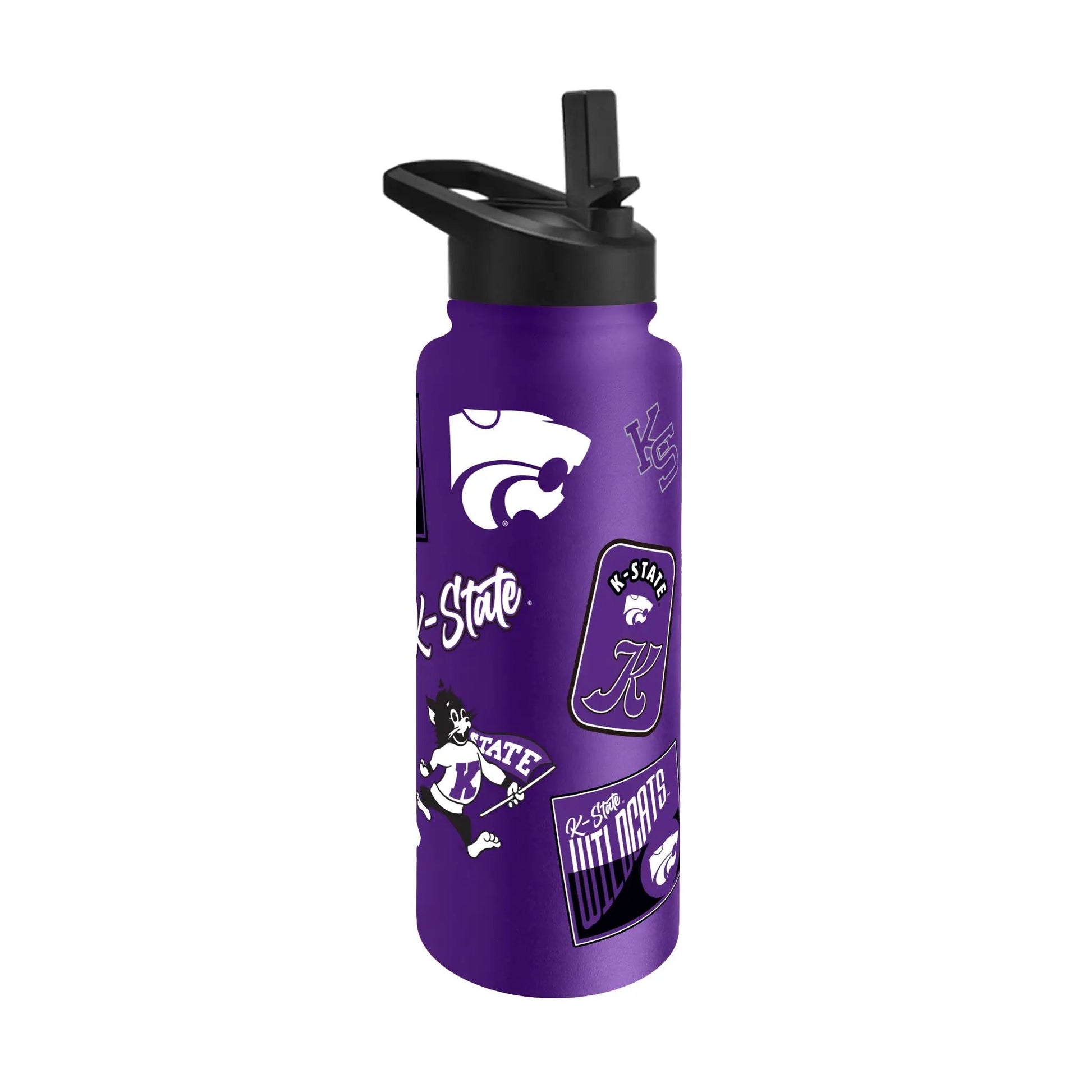 Kansas State Wildcats Quencher Bottle 34oz Stainless Steel Dreamweave