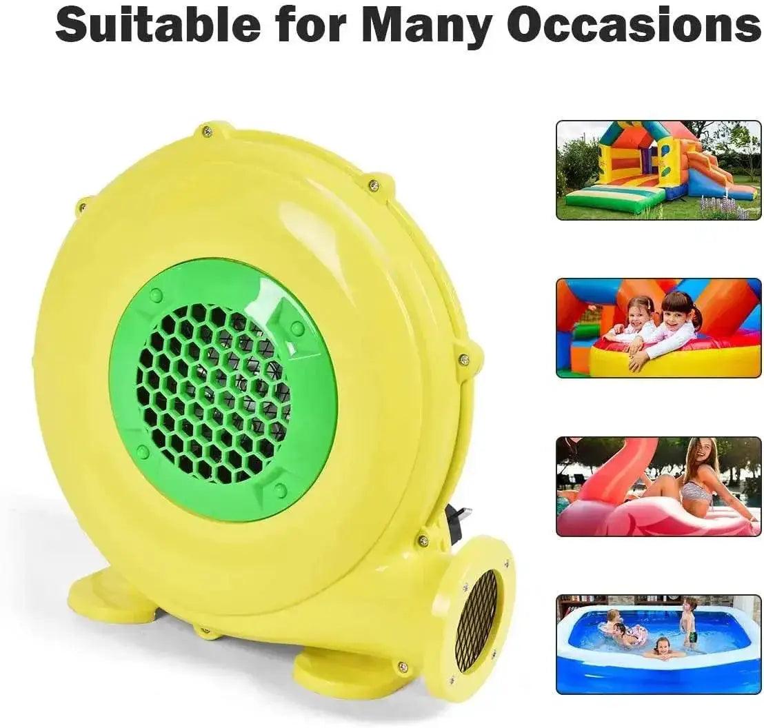  15FT PVC White Bounce House With Slide & Ball Pit -  ToylandEU™