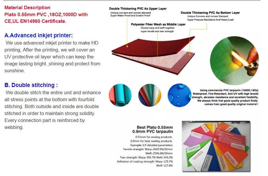 15FT PVC White Bounce House With Slide & Ball Pit - ToylandEU