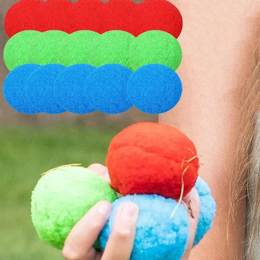  15PCS Reusable Colorful Sponge Water Balls Splash Balloons for Kids and Adults Summer Water Pool Toys -  ToylandEU™