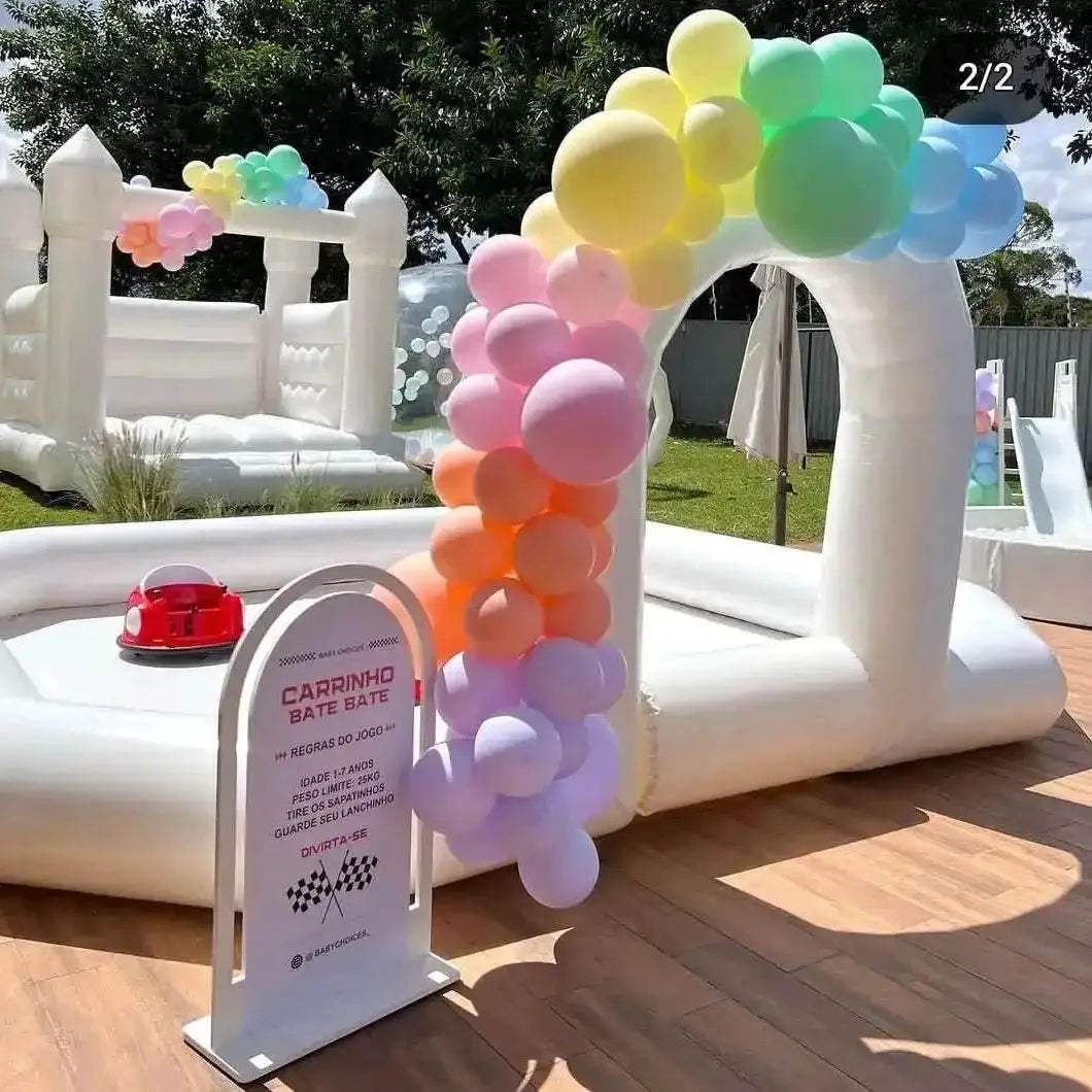  16.5FT Inflatable Go Kart Race Track for Kids Outdoor -  ToylandEU™