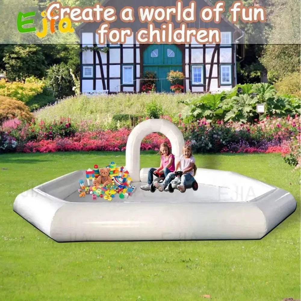  16.5FT Inflatable Go Kart Race Track for Kids Outdoor -  ToylandEU™