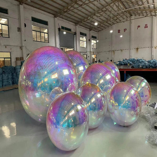 16 Colors Inflatable Mirror Ball 0.5-3 Meters For Decoration - ToylandEU