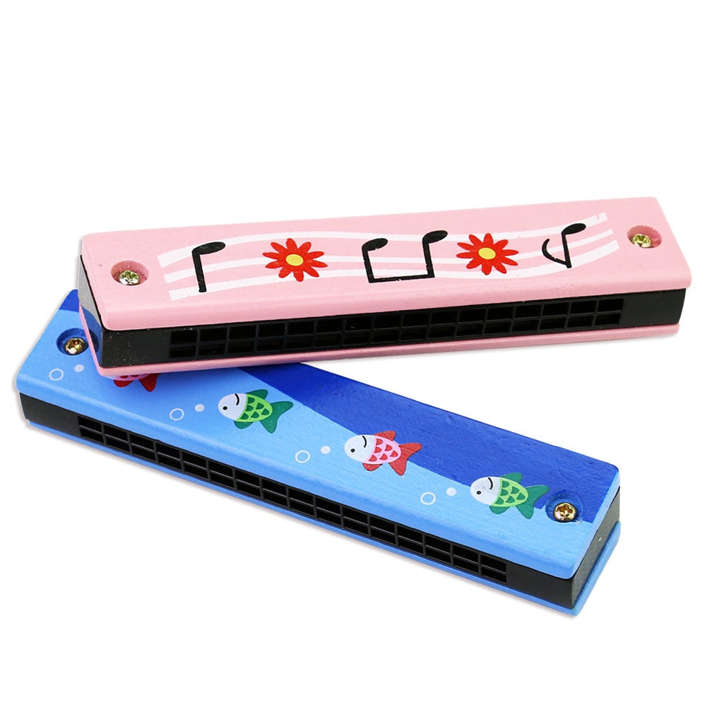 16 Holes Cute Harmonica Musical instrument Montessori Educational Toys - ToylandEU